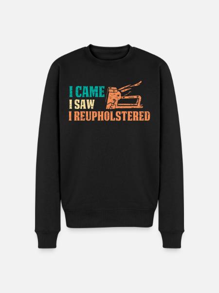 Restauratorin Polstermöbel - Männer Premium Bio Pullover - Schwarz