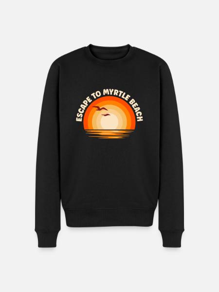 I'm fleeing to Myrtle Beach - Men's Premium Organic Jumper - black