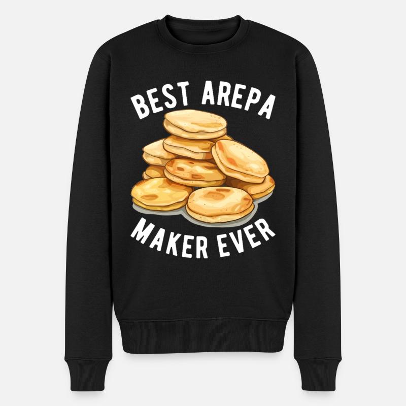 Arepas vénézuélienne - Pull Premium bio Homme - noir