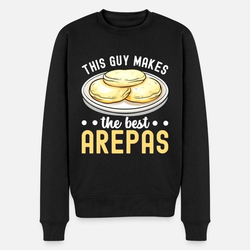 Arepas vénézuélienne - Pull Premium bio Homme - noir