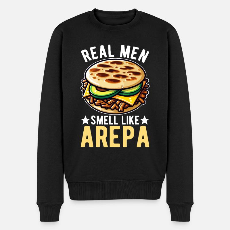 Arepas vénézuélienne - Pull Premium bio Homme - noir