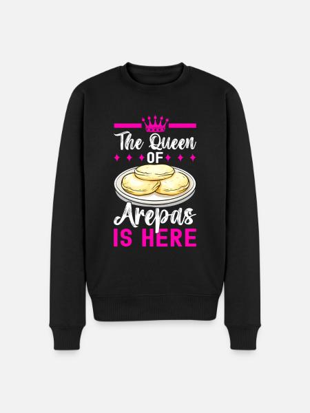 Venezuelan Arepas - Men's Premium Organic Jumper - black
