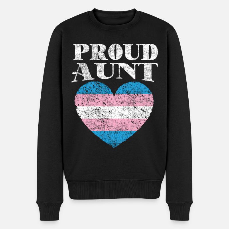 Fierté LGBT transgenre - Pull Premium bio Homme - noir