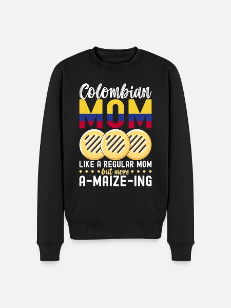 Venezuelan Arepas - Men's Premium Organic Jumper - black