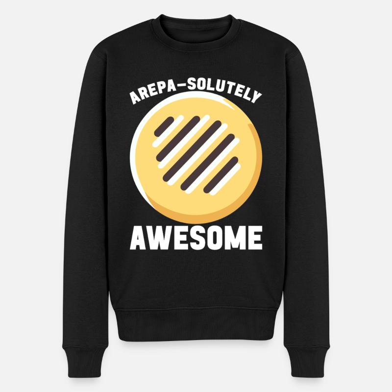Arepas vénézuélienne - Pull Premium bio Homme - noir