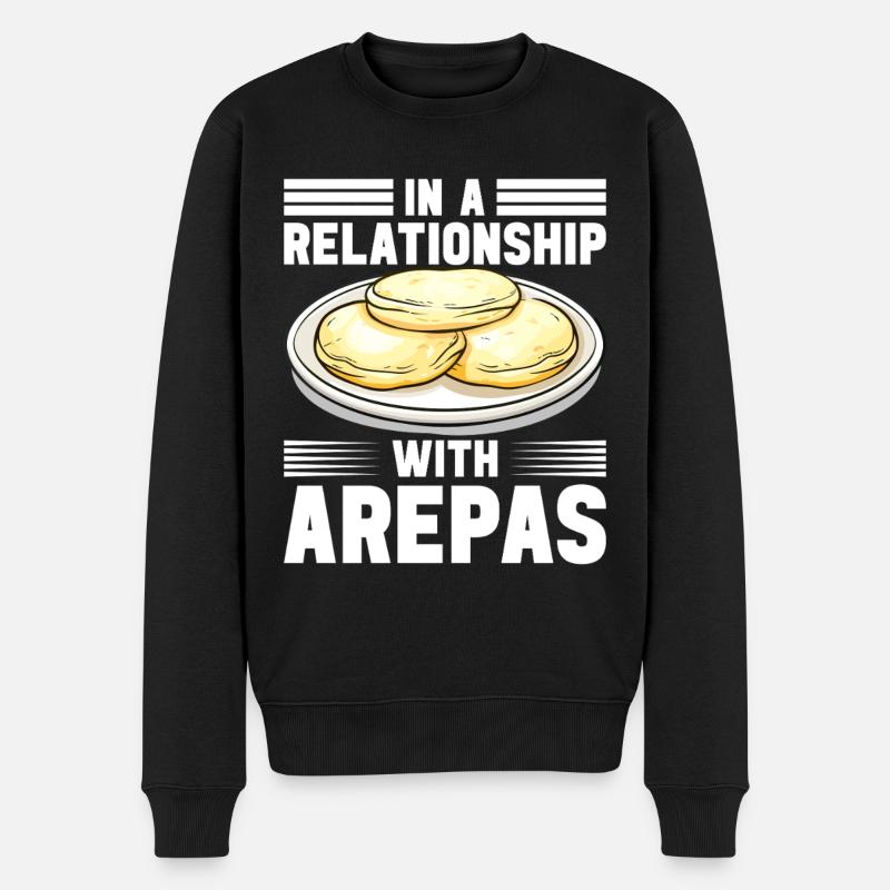 Arepas vénézuélienne - Pull Premium bio Homme - noir