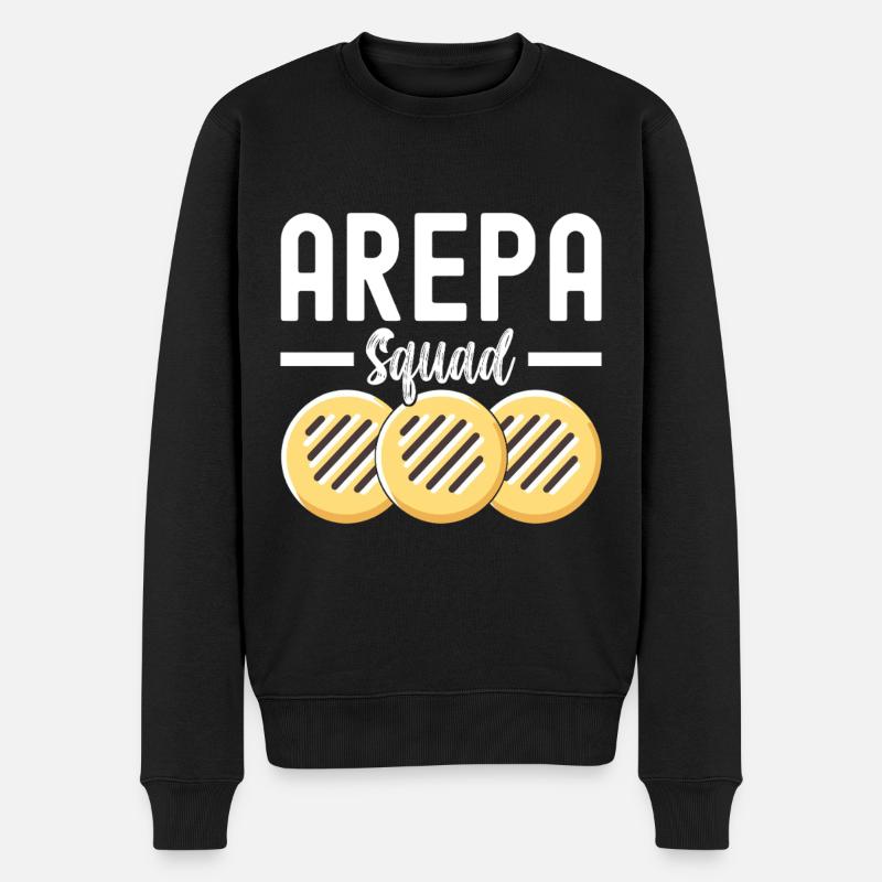 Arepas vénézuélienne - Pull Premium bio Homme - noir
