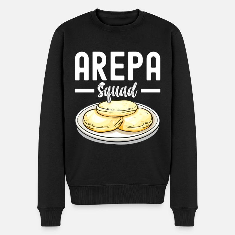 Arepas vénézuélienne - Pull Premium bio Homme - noir