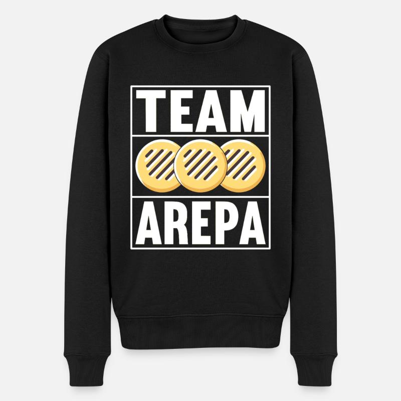 Arepas vénézuélienne - Pull Premium bio Homme - noir