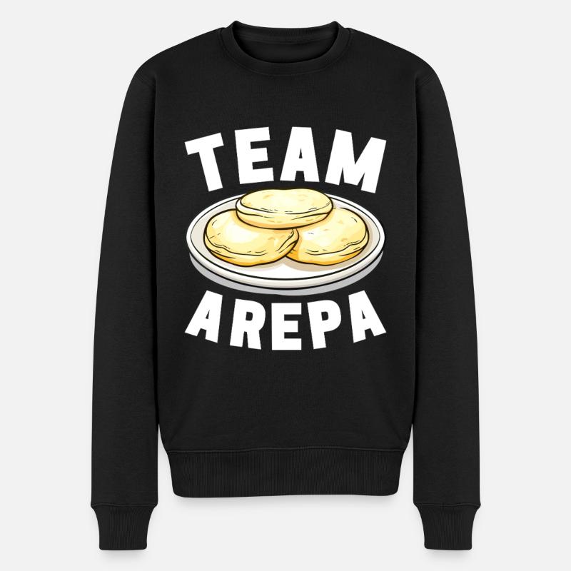 Arepas vénézuélienne - Pull Premium bio Homme - noir