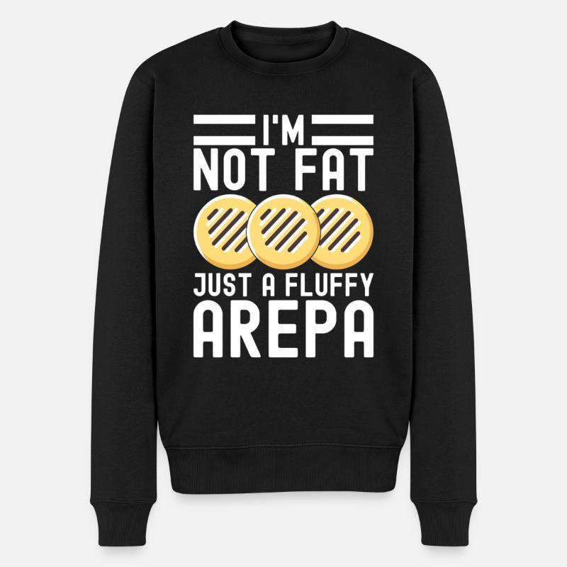 Arepas vénézuélienne - Pull Premium bio Homme - noir