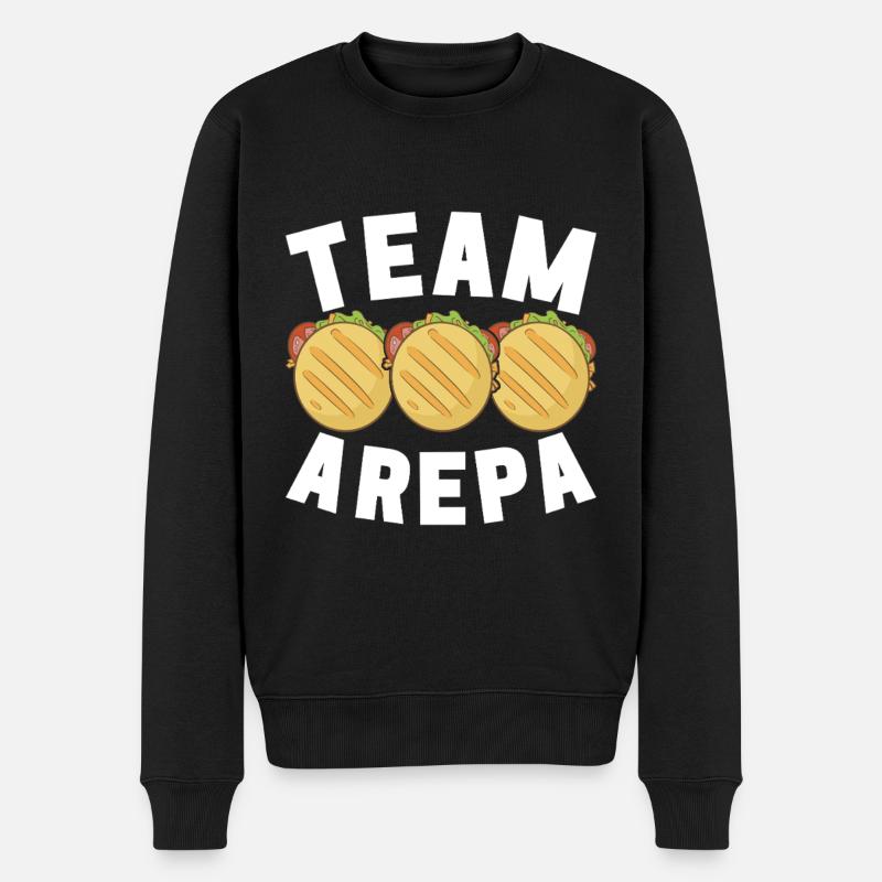 Arepas vénézuélienne - Pull Premium bio Homme - noir