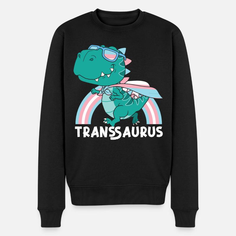 Fierté LGBT transgenre - Pull Premium bio Homme - noir