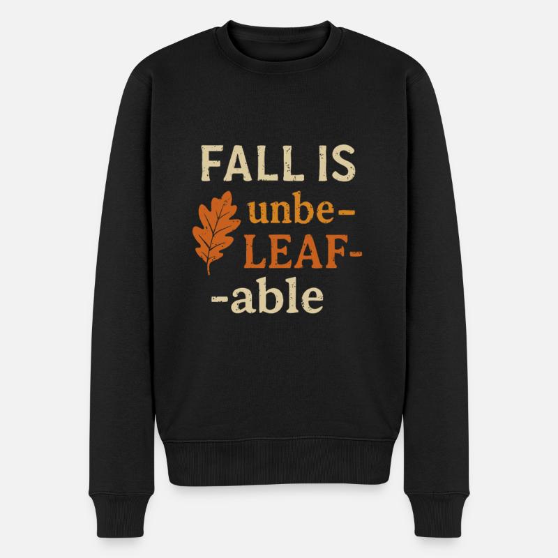 L’automne est incroyable - Pull Premium bio Homme - noir