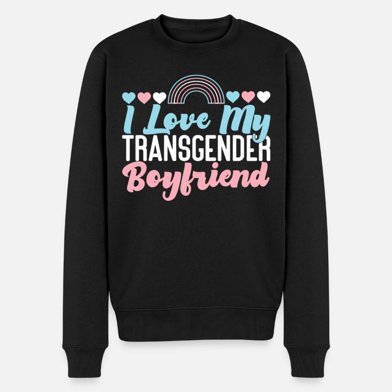Fierté LGBT transgenre - Pull Premium bio Homme - noir
