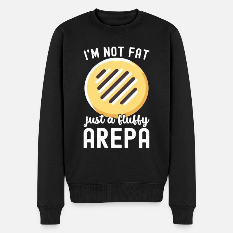 Arepas vénézuélienne - Pull Premium bio Homme - noir