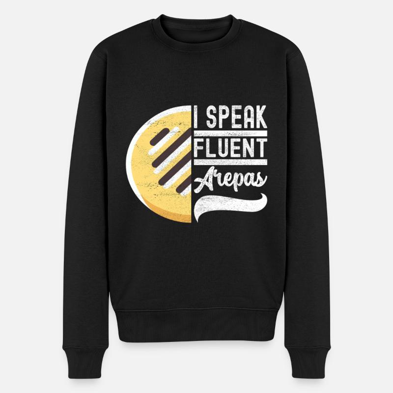 Arepas vénézuélienne - Pull Premium bio Homme - noir