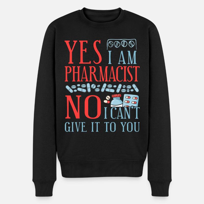 Technicien en pharmacie - Pull Premium bio Homme - noir