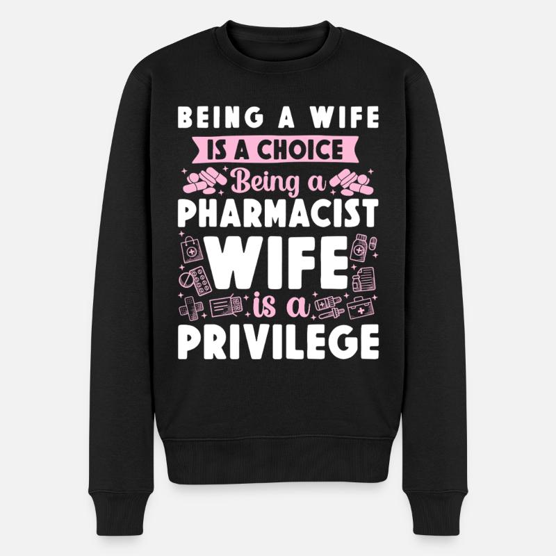 Pharmacy Tech Technician - Männer Premium Bio Pullover - Schwarz