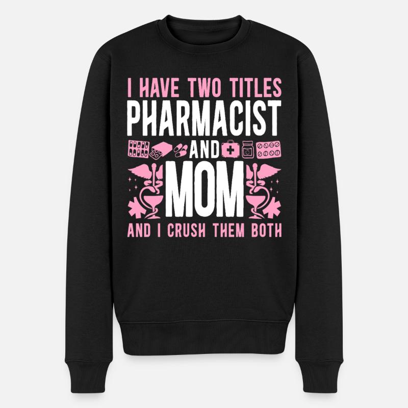 Technicien en pharmacie - Pull Premium bio Homme - noir