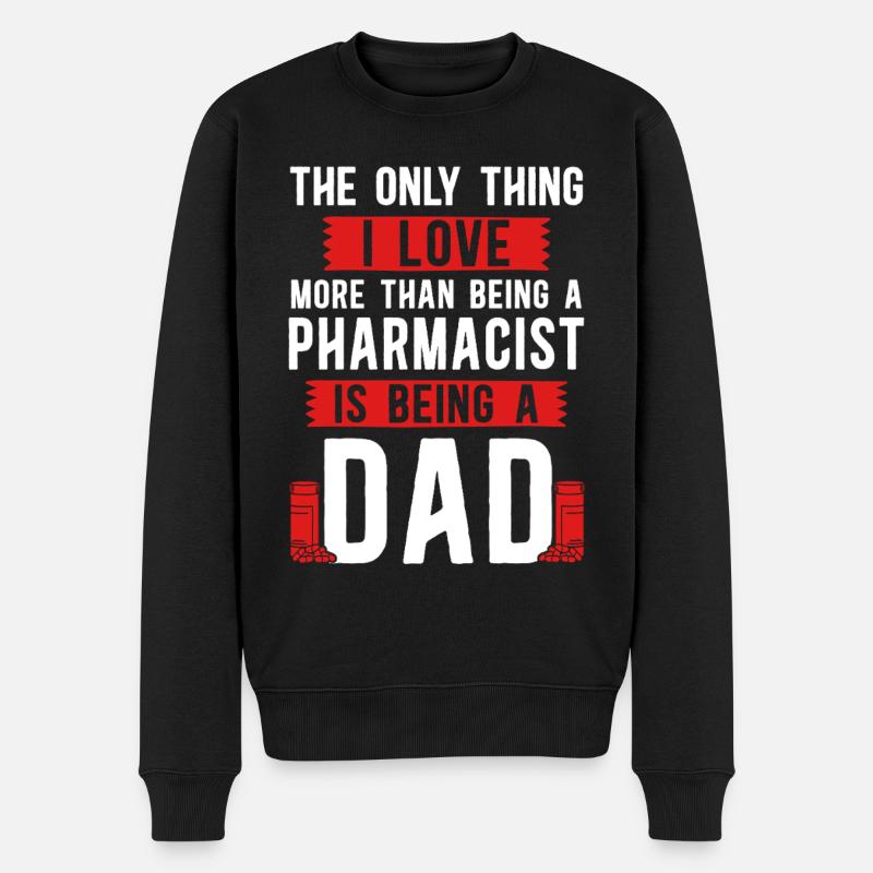 Technicien en pharmacie - Pull Premium bio Homme - noir