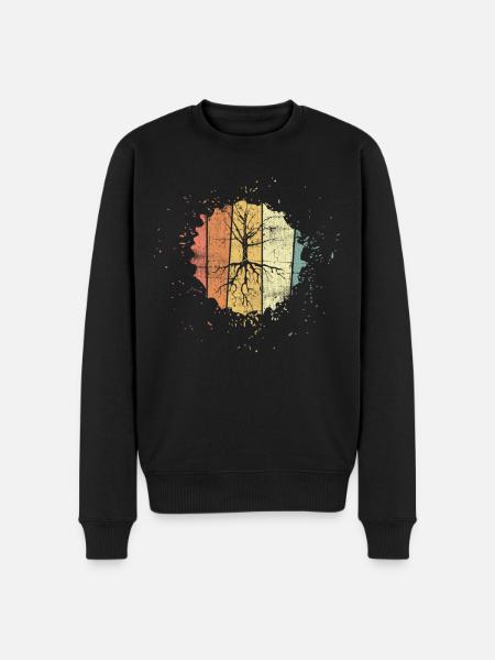 Umweltschutz Fridays for Future - Männer Premium Bio Pullover - Schwarz