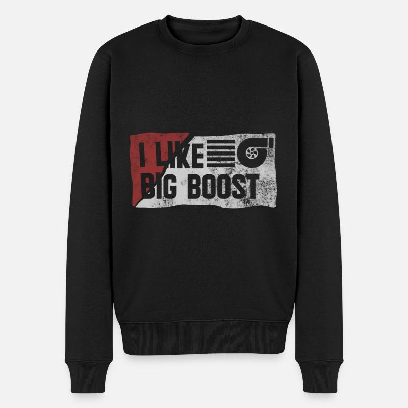 I Like Big Boost - Pull Premium bio Homme - noir