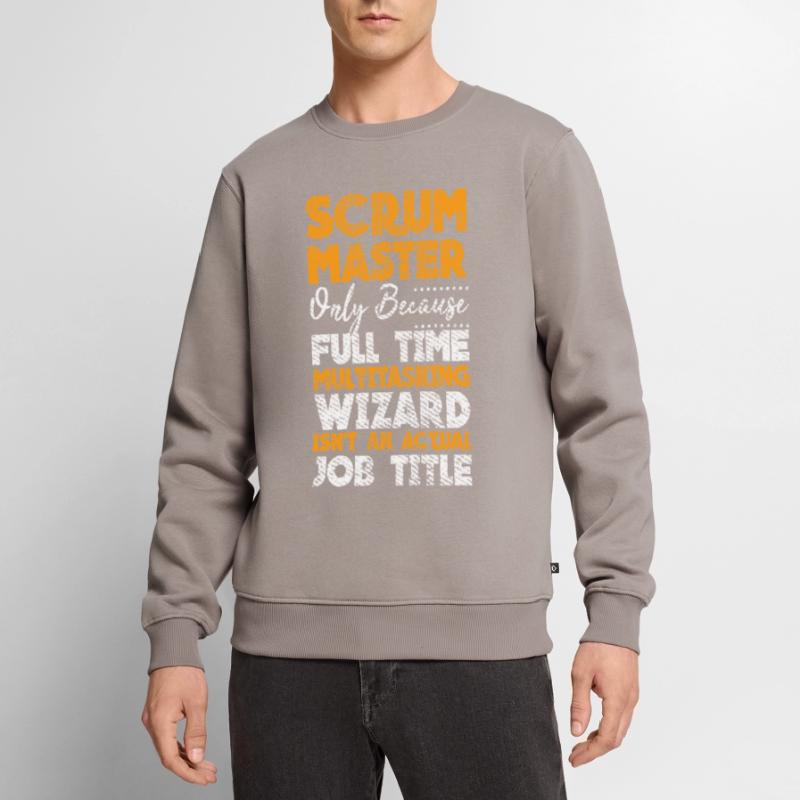 Scrum Master Developer Git Touch Container Docker Men's Premium Organic Jumper