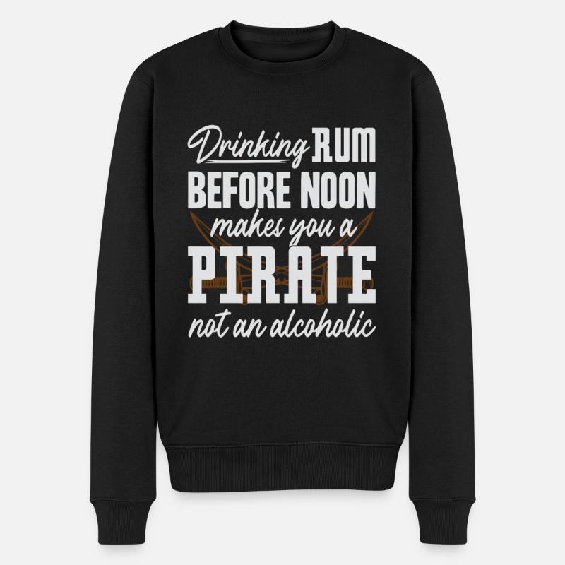 pirate - Pull Premium bio Homme - noir