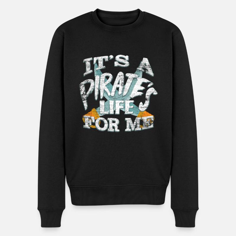 pirate - Pull Premium bio Homme - noir