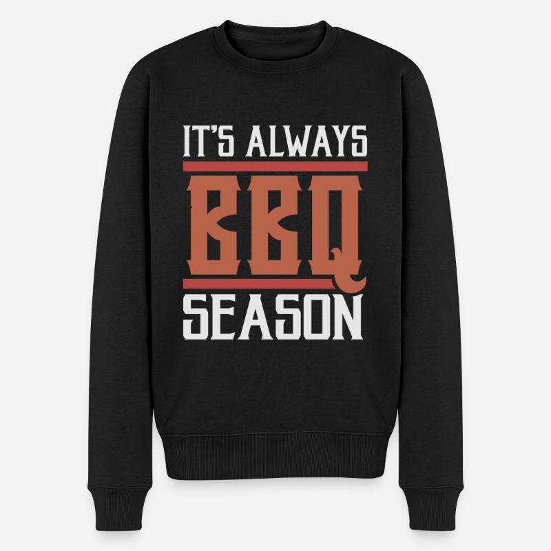 BBQ BBQ - Pull Premium bio Homme - noir