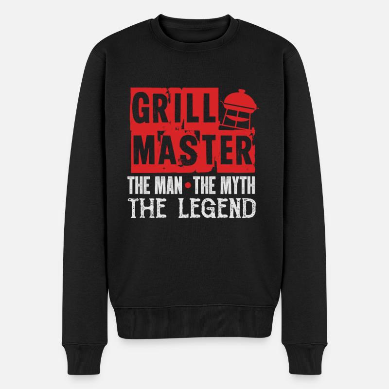 Grill grill master - Pull Premium bio Homme - noir