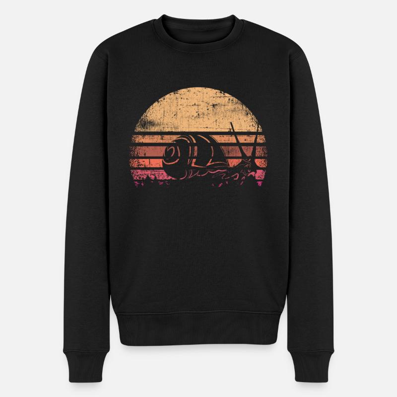 escargot - Pull Premium bio Homme - noir