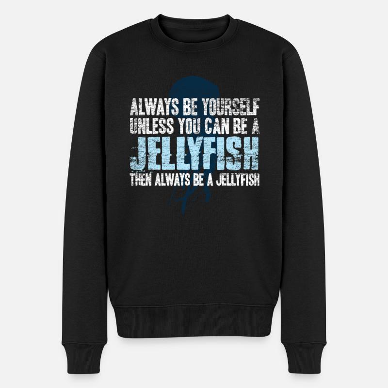 méduse - Pull Premium bio Homme - noir