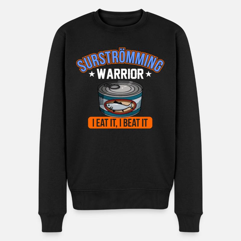 Surströmming Suède Sushi Surströmming - Pull Premium bio Homme - noir