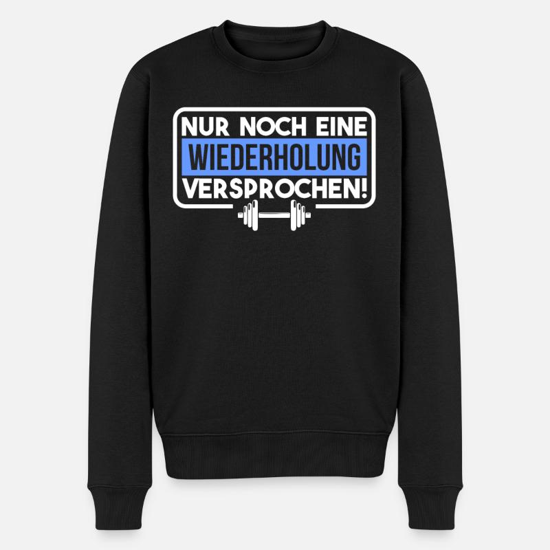 Fitnesstrainer Personal Trainer Fitness Geschenk - Männer Premium Bio Pullover - Schwarz