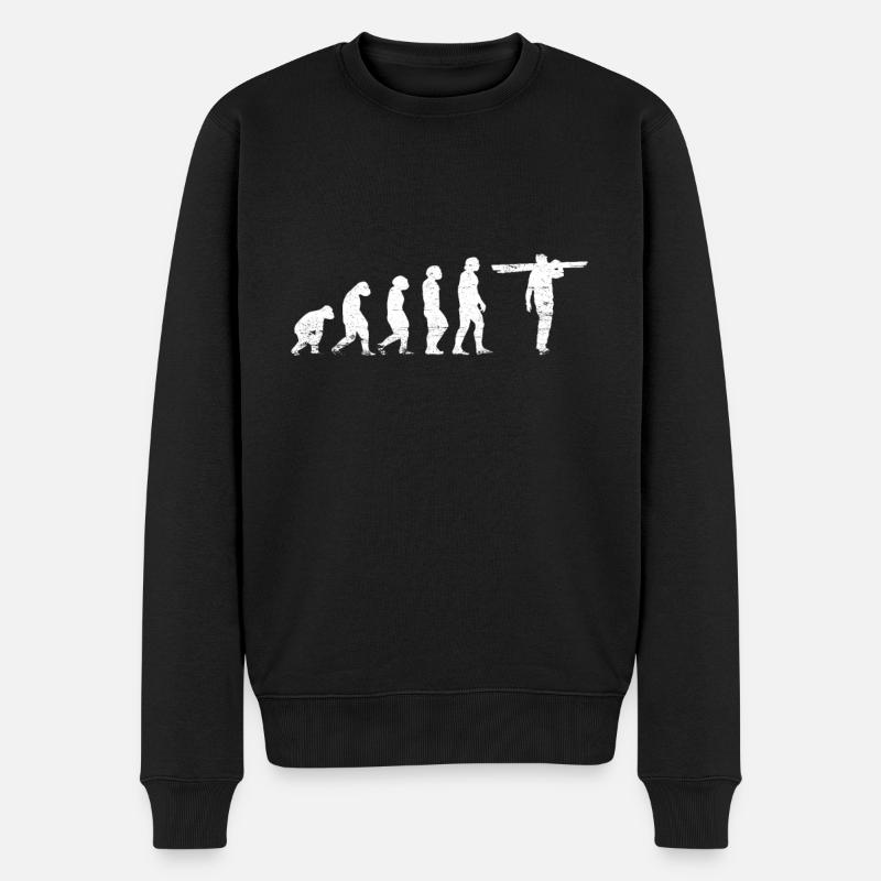Charpentier charpentier menuisiers artisans - Pull Premium bio Homme - noir