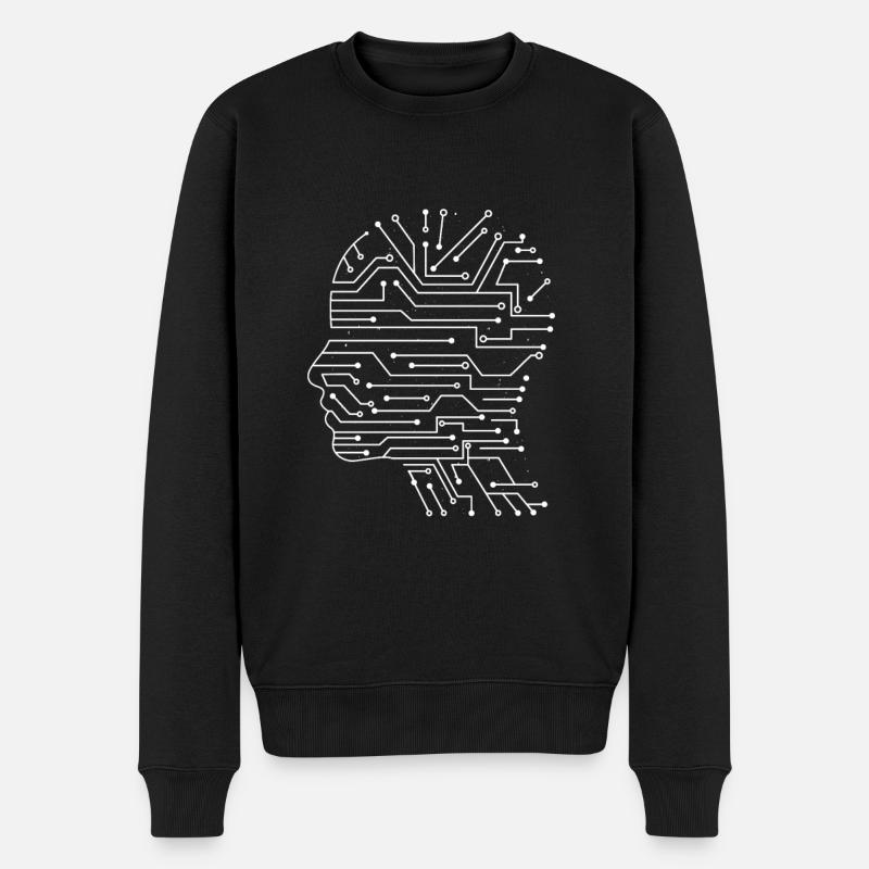 Nerd de la technologie - Pull Premium bio Homme - noir