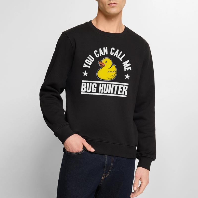 Programmierer Ente Programmieren Debugging Lustig Männer Premium Bio Pullover