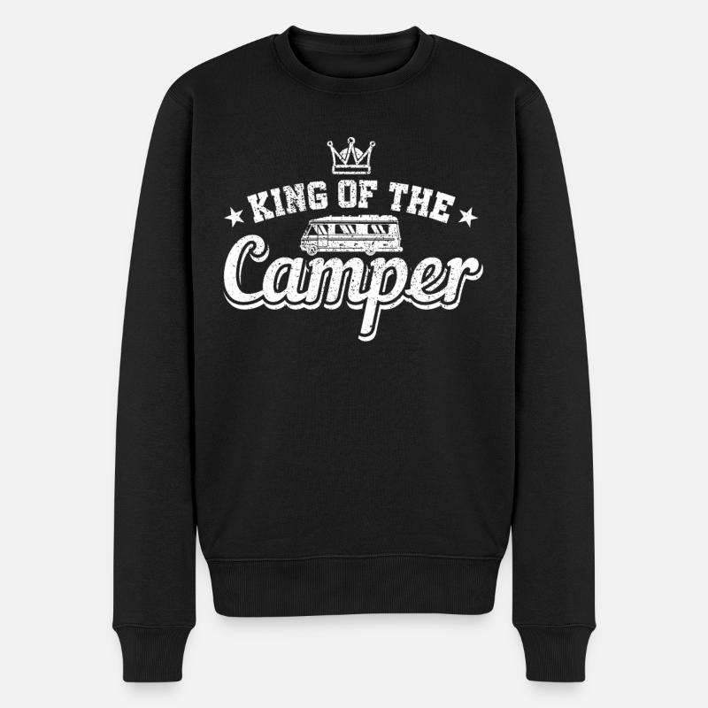 Cadeau caravane camping-car - Pull Premium bio Homme - noir