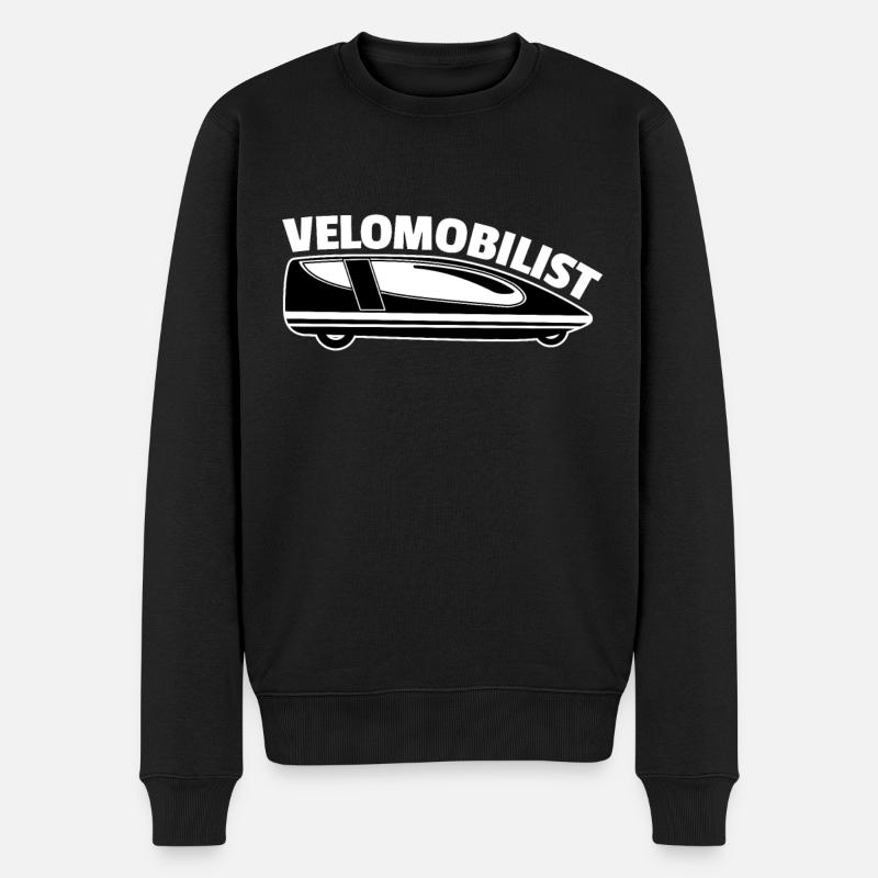 Vélo vélo cadeau vélo - Pull Premium bio Homme - noir