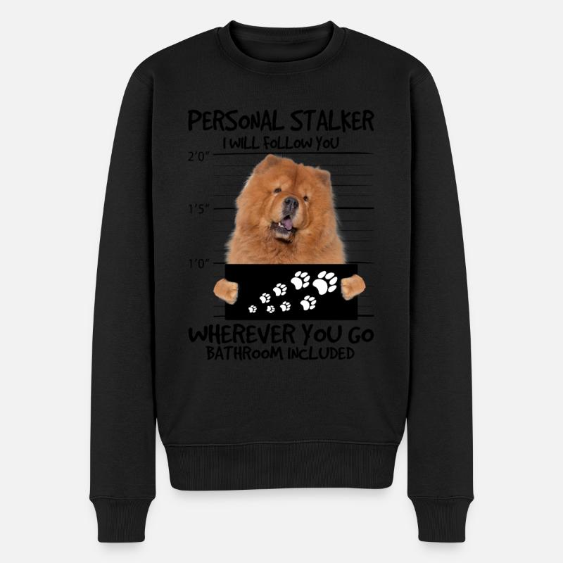 Chow Chow - Pull Premium bio Homme - noir