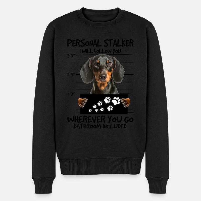 teckel - Pull Premium bio Homme - noir