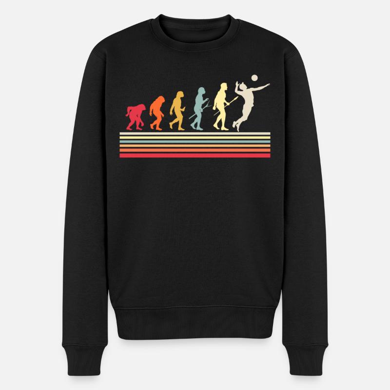 Volley-ball évolution - Pull Premium bio Homme - noir