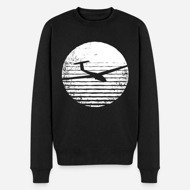 Planeur Lune Planeur Lune Planeurs - Pull Premium bio Homme - noir
