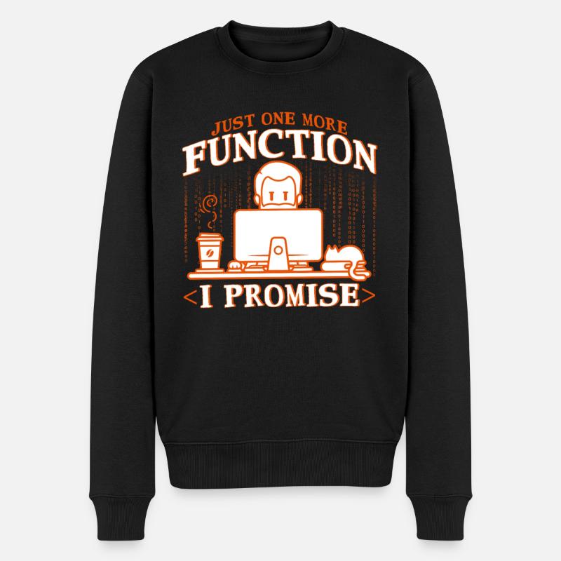 Programmeurs de logiciels geeks - Pull Premium bio Homme - noir