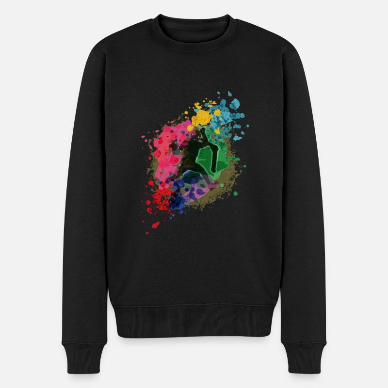 Scooter Tretroller Stunts Skatepark - Männer Premium Bio Pullover - Schwarz