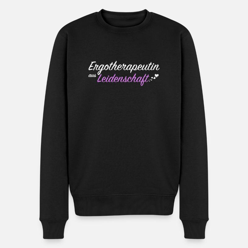 Ergotherapeutin Physiotherapeutin Geschenkidee - Männer Premium Bio Pullover - Schwarz