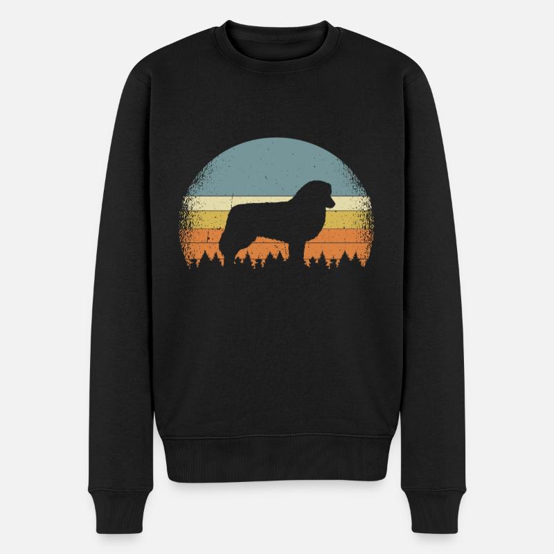 Berger australien de berger australien - Pull Premium bio Homme - noir