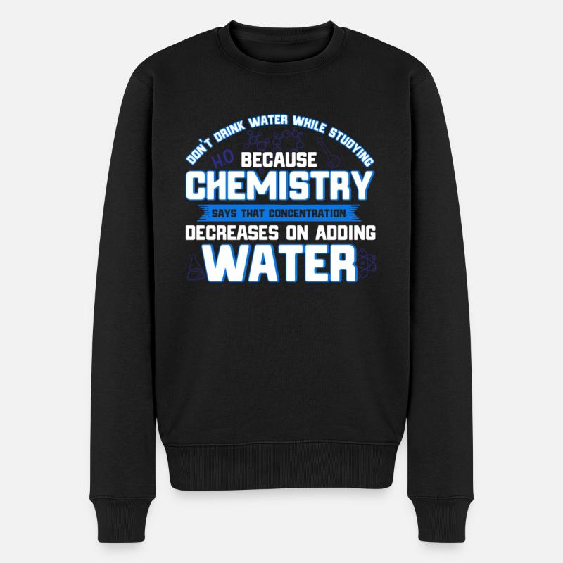Chemist Period Table Chemistry Gift - Premium økologisk genser for menn - svart